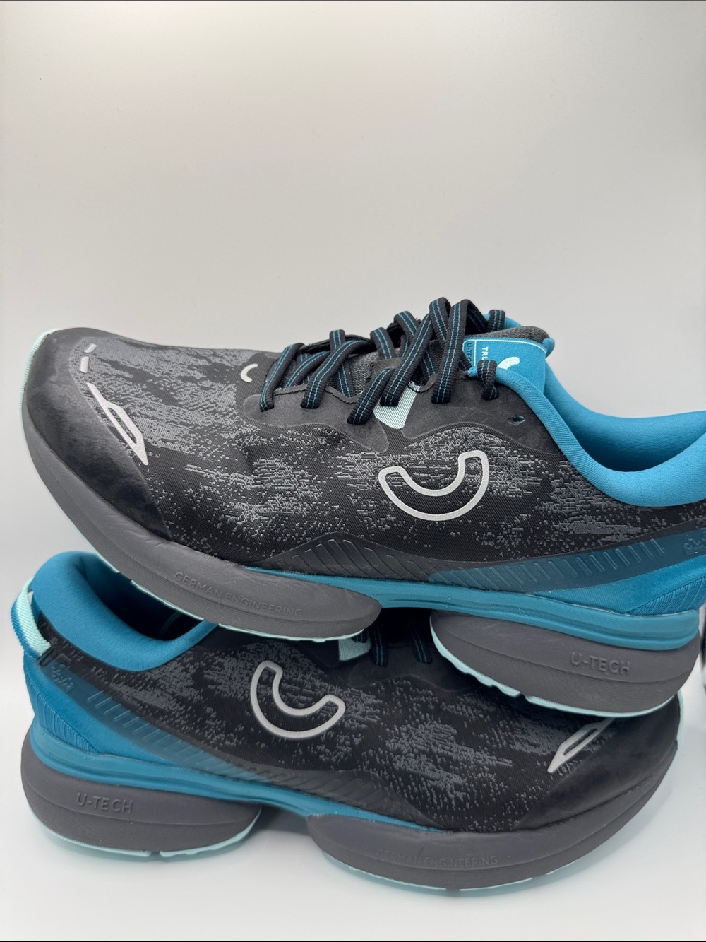 Women's Nevos U-Tech Running Shoes - Black & Teal